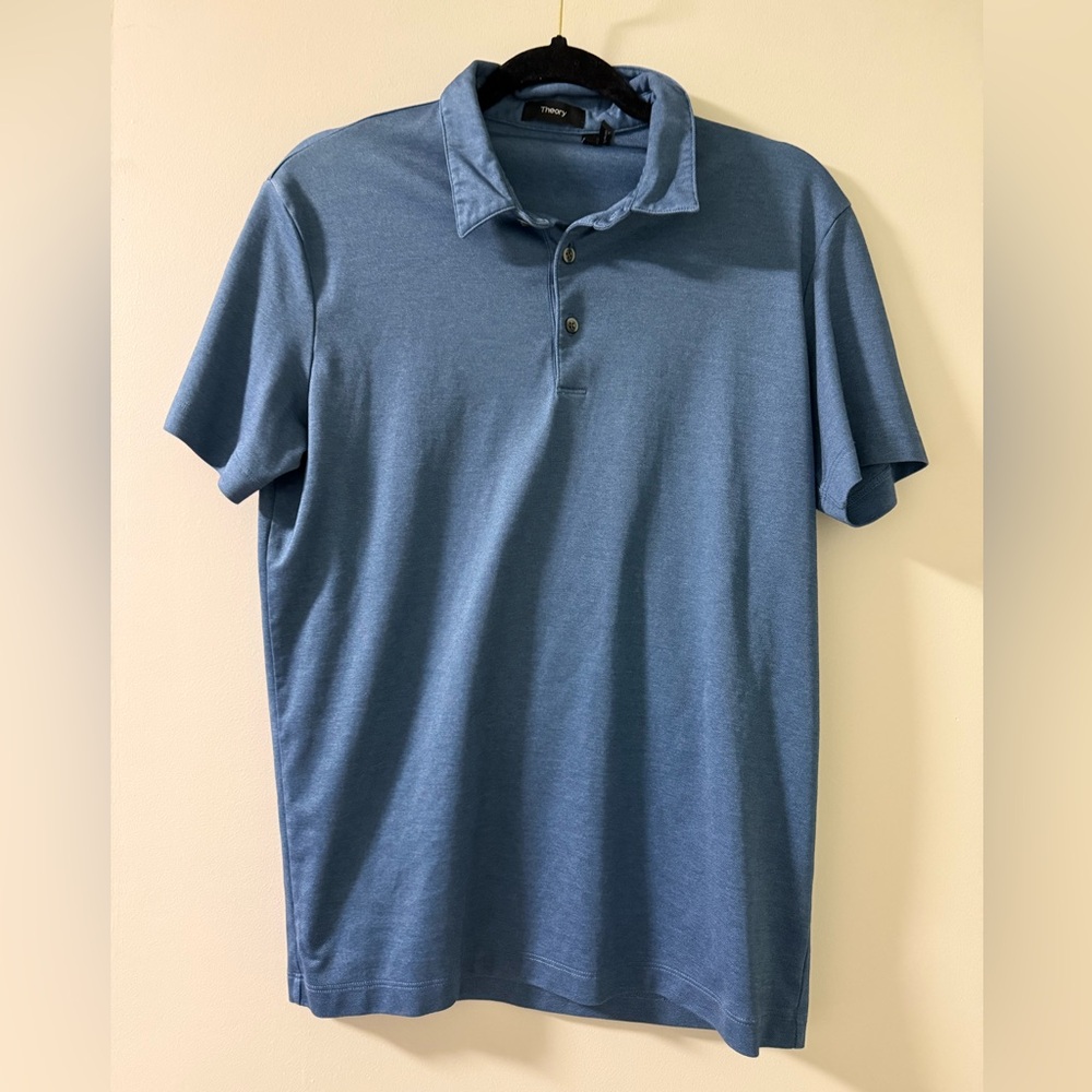 Theory Men’s Bron B. Atlas Piqué Polo Size M